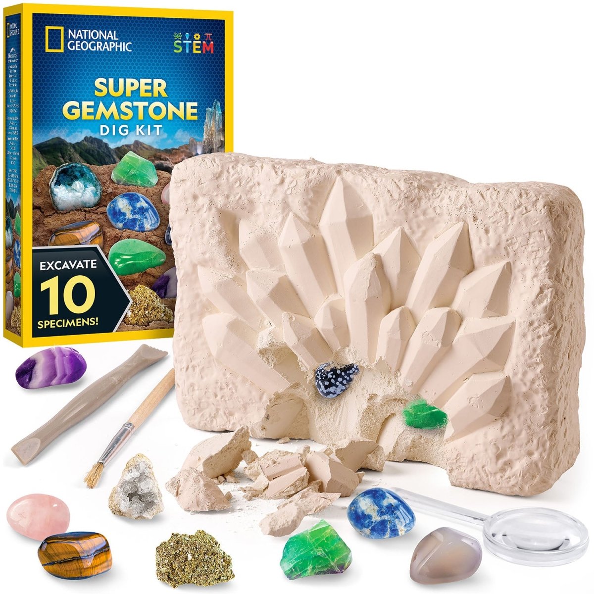 NG SUPER GEMSTONE DIG KIT - Premium for Kids in Qatar | Toysaro.com